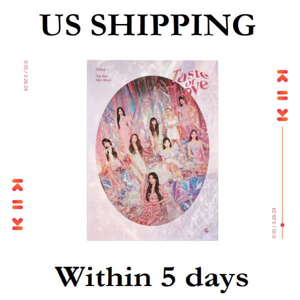 *US SHIPPING Twice Taste of Love Album IN LOVE Ver. CD+Photobook+Photocard+etc