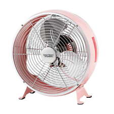 Better Homes & Gardens 9 inch Retro Table Drum Fan Pearl Blush picture