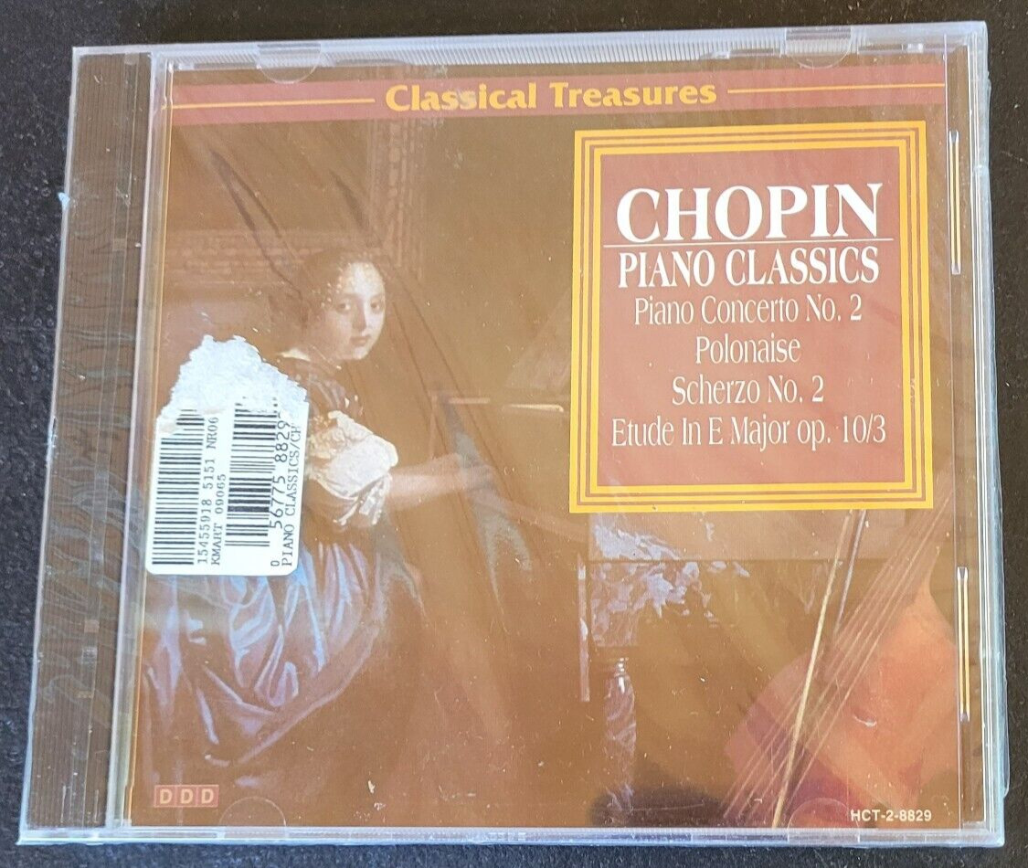 Vtg Music Classical Treasures Chopin Piano Classics