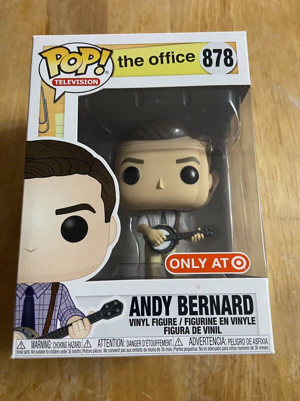 The Office - Andy Bernard with Banjo (Target Exclusive) Funko Pop #878 - New