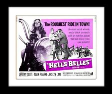 HELLS BELLES B Movie retro kitsch  Vintage style Framed Poster Print  picture