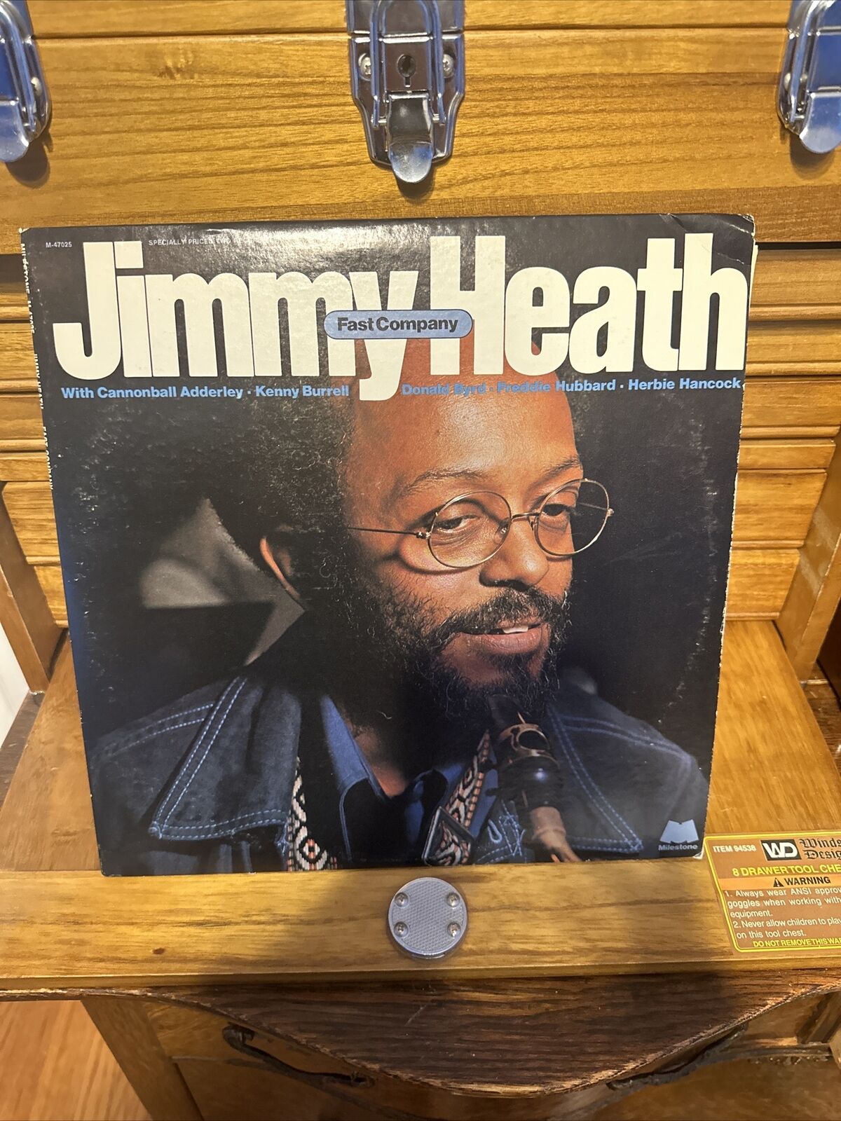 JIMMY HEATH: Fast Company US Milestone Jazz Double Vinyl LP Donald Byrd
