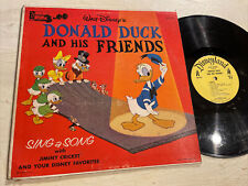Walt Disney's Donald Duck and His Friends Disney LP Disneyland Mono GD picture