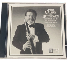JAMES GALWAY  -  BEETHOVEN - SERENADE OP 25 - FLUTE SONATA SERENADE, CD SEALED picture