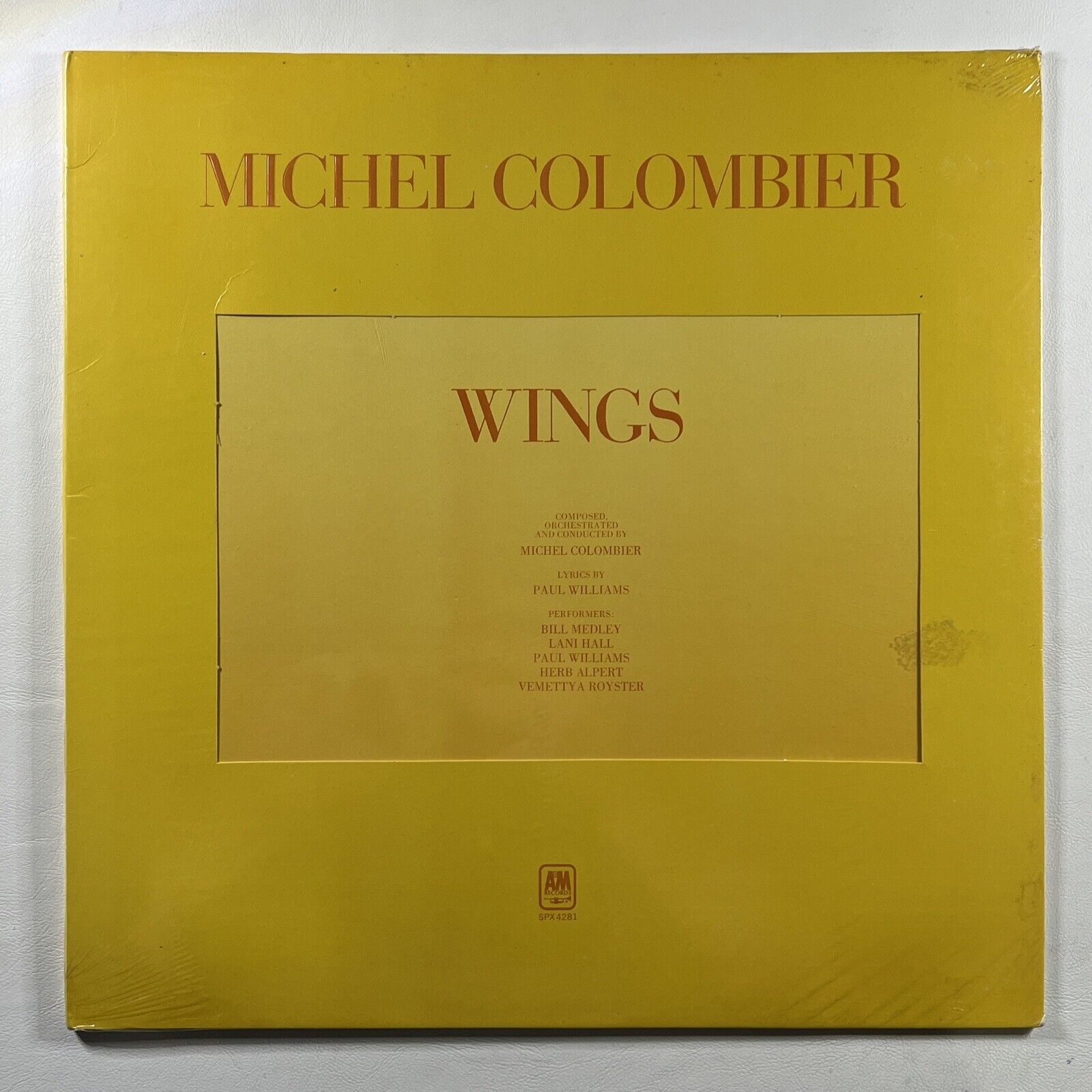 MICHEL COLOMBIER “Wings” Rare Sealed LP/A&M Records (SEALED) 1971 Gatefold