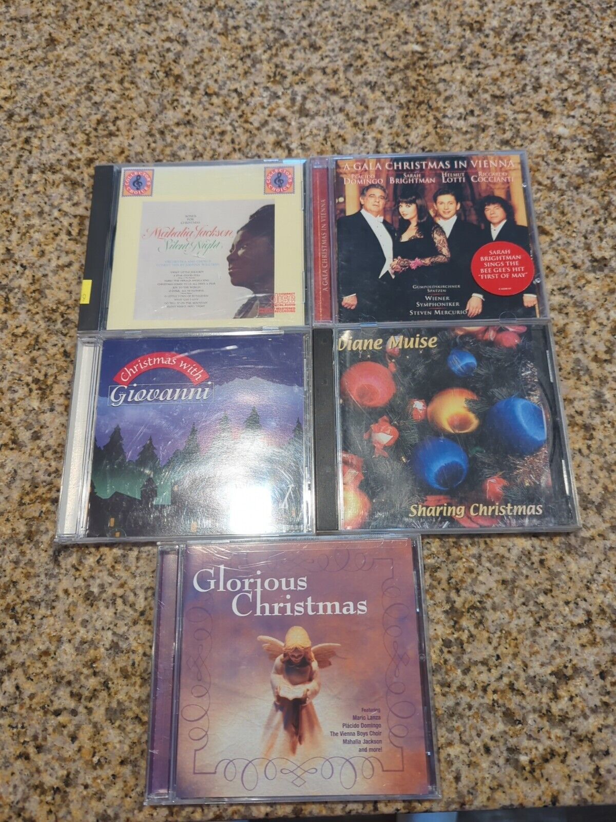 Lot of 5 Christmas CDS - L3 Jackson - Domingo Lotti Giovanni Lanza Muise