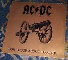 FOR THOSE ABOUT TO ROCK / AC/DC 1981 ATLANTIC LP SD 11111 Specialty Pressing picture
