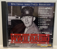 WWII Radio Broadcasts CD Bing Crosby Ft. Bob Hope Armed Forces Broadcast 1994 picture