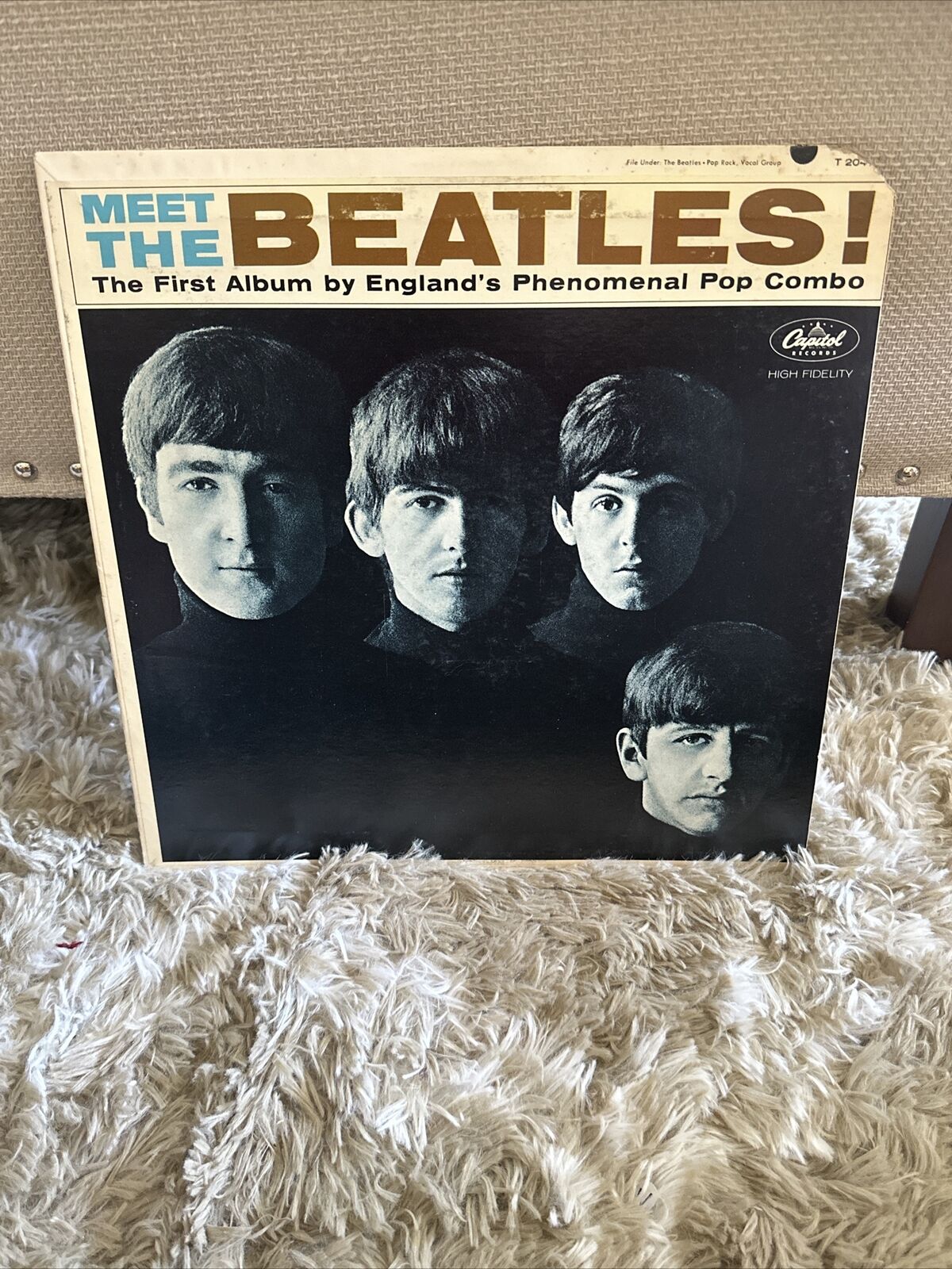 Meet The Beatles RARE MONO 1st Press T 2047 MISSING PRODUCER/NO GEORGE MARTIN