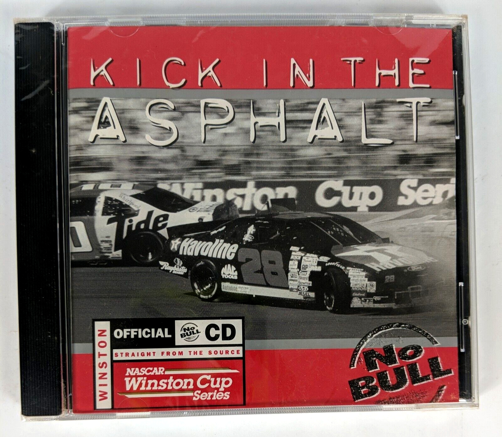 Vintage Sealed: Kick in the Asphalt No Bull CD, 1997 Winston Cup, NASCAR