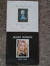 TWO VINTAGE FOLK/ROCK VINYL RECORD ALBUMS FEATURING MARY HOPKINS picture