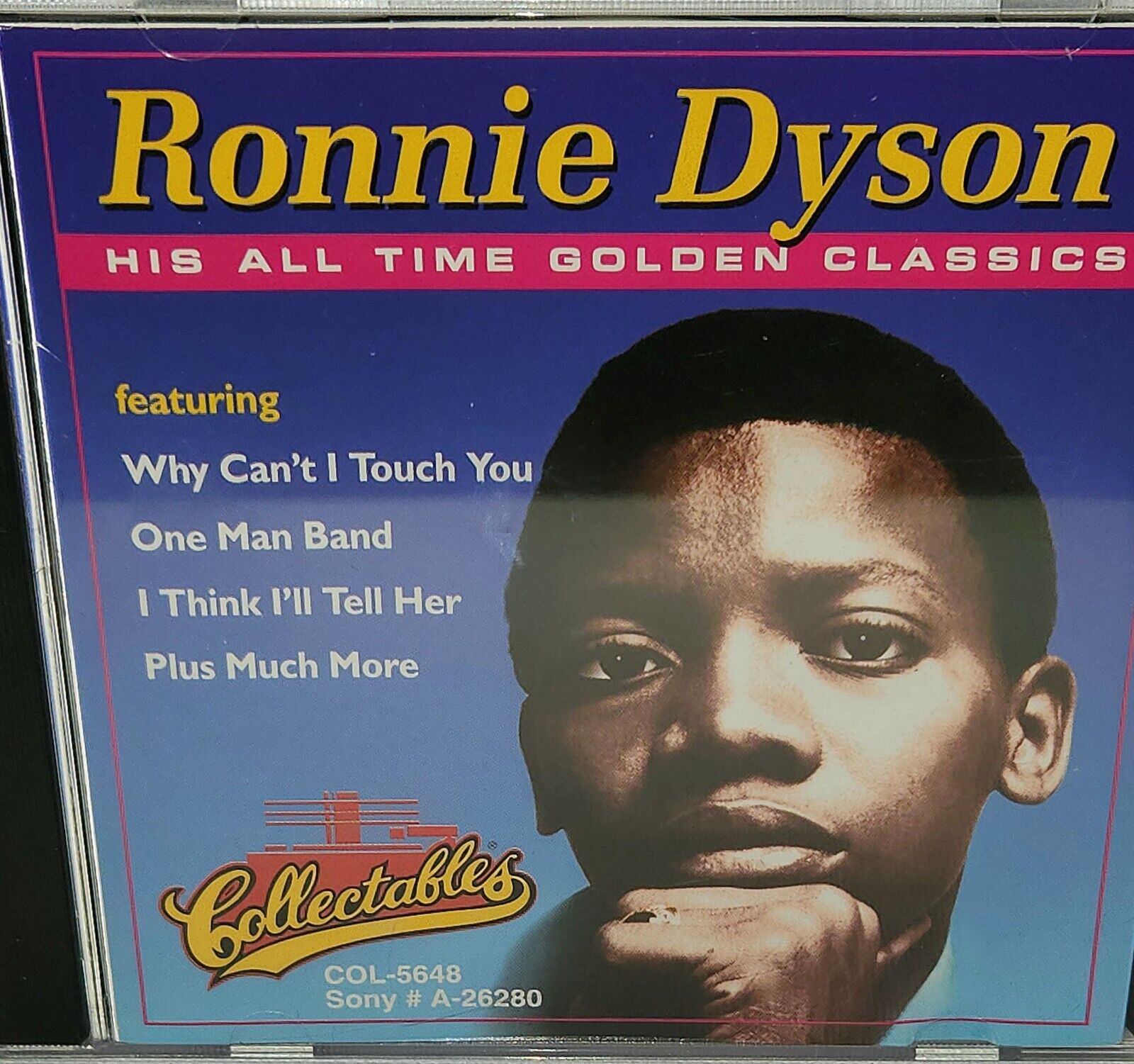 RONNIE DYSON - HIS ALL TIME GOLDEN CLASSICS (CD, COLLECTABLES 1995)  *23 TRACKS*