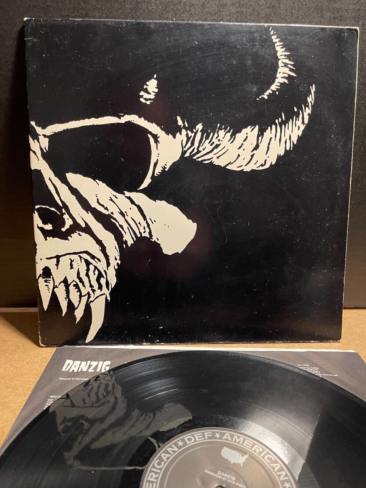DANZIG -  Self Titled 1st Pressing Vinyl, with Barcode