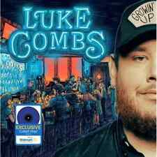 LUKE COMBS GROWIN' UP VINYl LIMITED BLUE LP DOING THIS, GOING GOING GONE picture