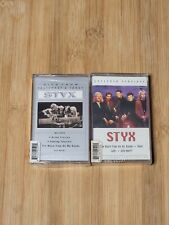 STYX NOS Sealed Two Cassette Tapes  Yesterday & Today an Extended  Version picture