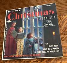 Vintage the Story of Christmas 45 RPM Waldorf Music Hall Records The Nativity picture