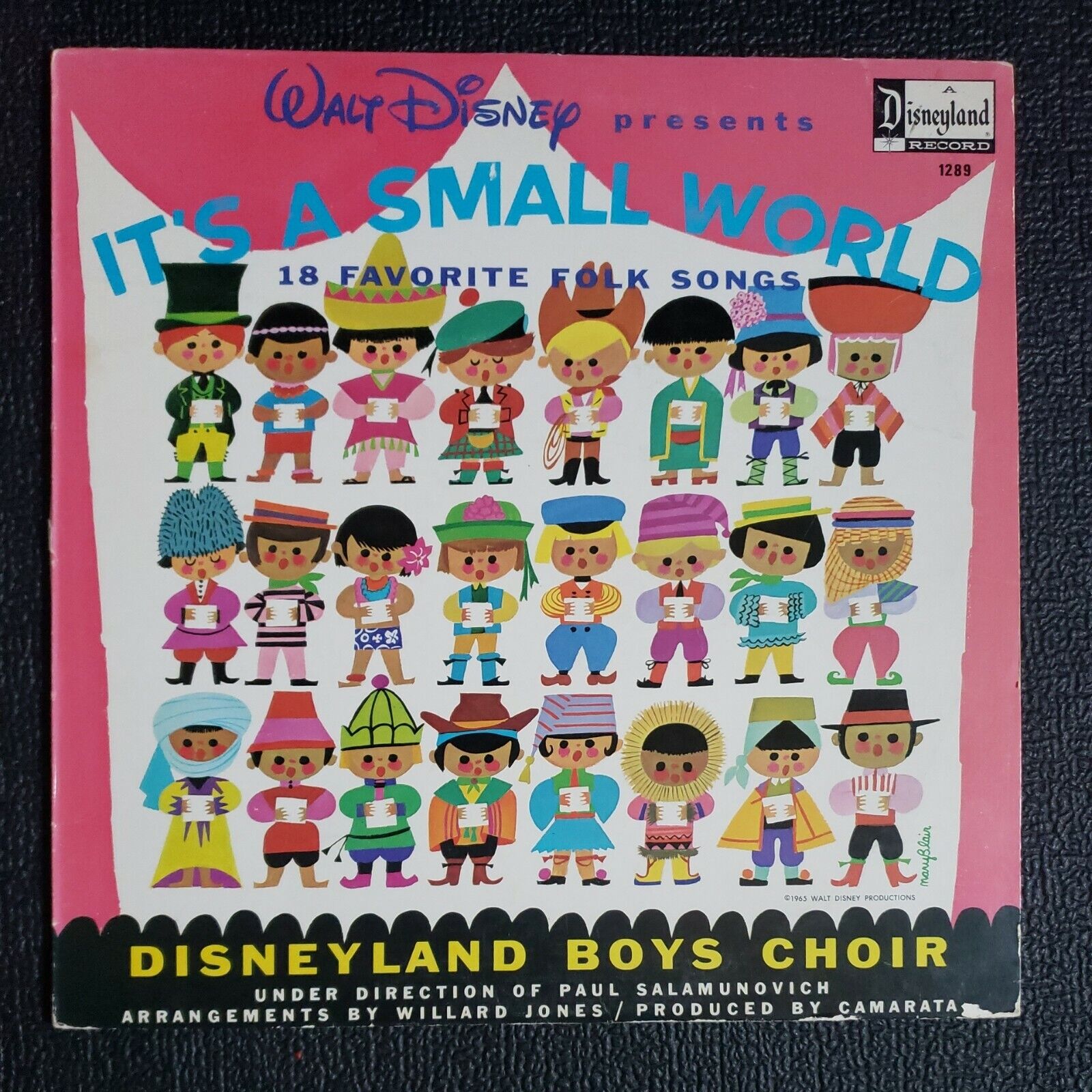 Walt Disney Presents It\'s A Small World 1289 Disneyland Record 1965 12\