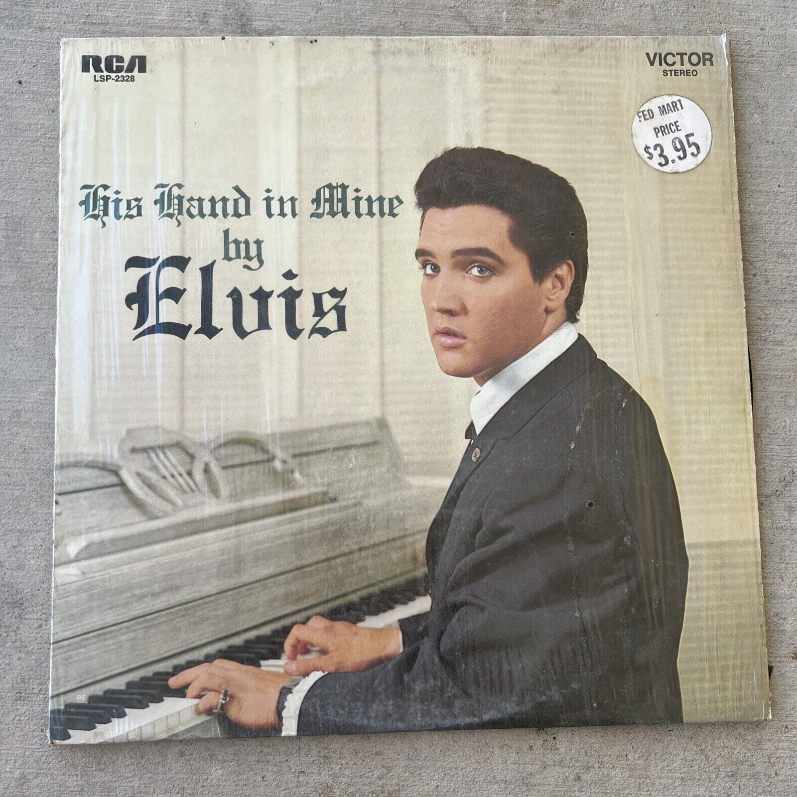 His Hand In Mine By Elvis Presley Vintage Vinyl