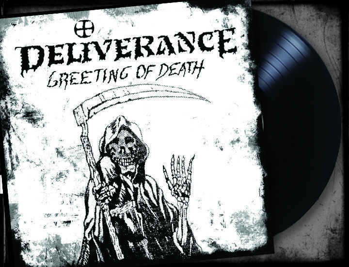 DELIVERANCE-GREETING OF DEATH (*Black VINYL, 2019, Retroactive) Xian Metal Demo 