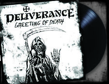 DELIVERANCE-GREETING OF DEATH (*Black VINYL, 2019, Retroactive) Xian Metal Demo  picture
