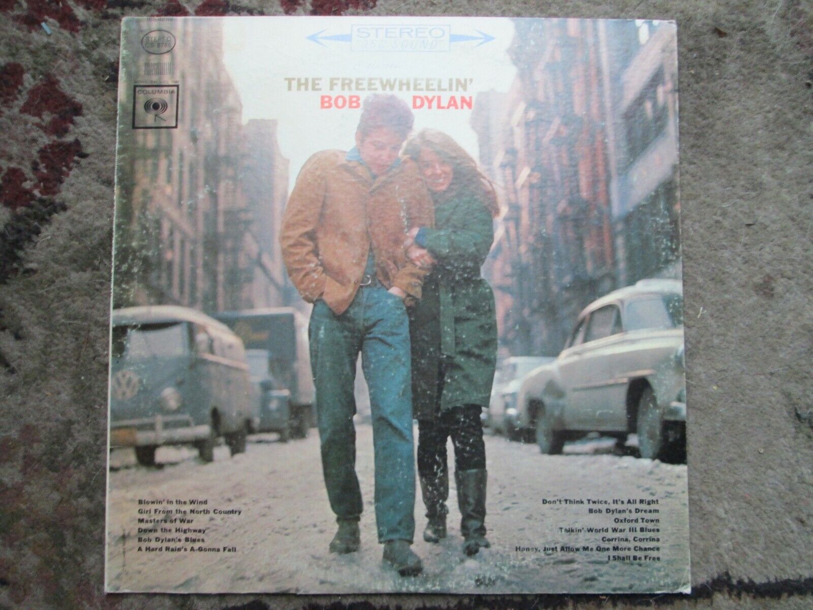 The Freewheelin Bob Dylan CS 8786 vinyl 1970 issue
