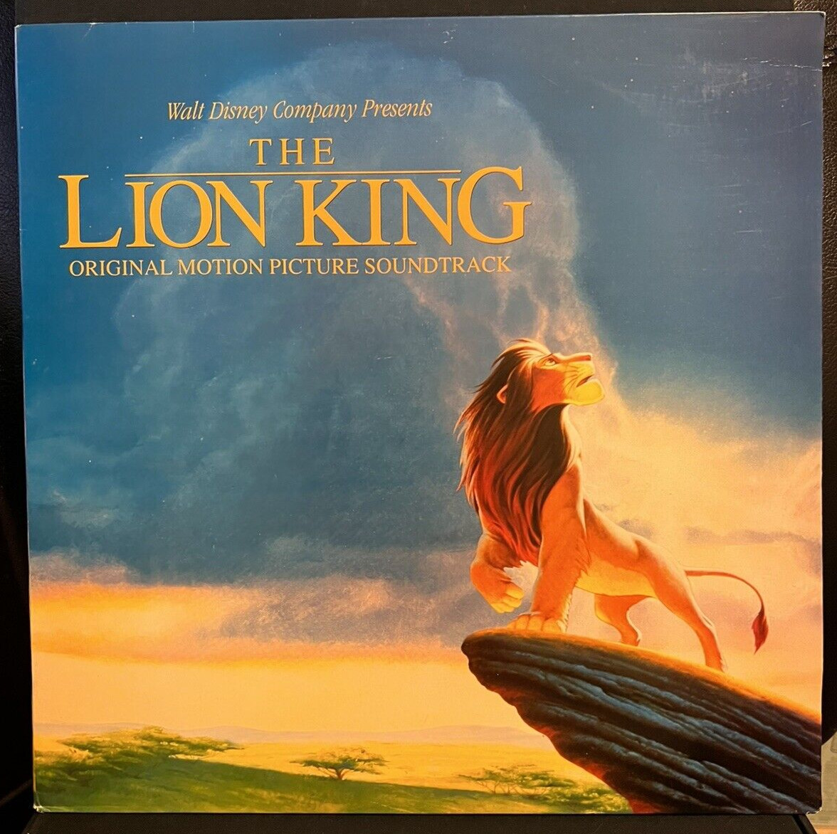 1994 The Lion King vinyl LP record soundtrack Walt Disney Records Brazil, rare