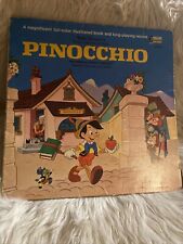 WALT DISNEY'S STORY AND SONGS FROM PINOCCHIO * 1969 * DISNEY 3905 Book Only picture