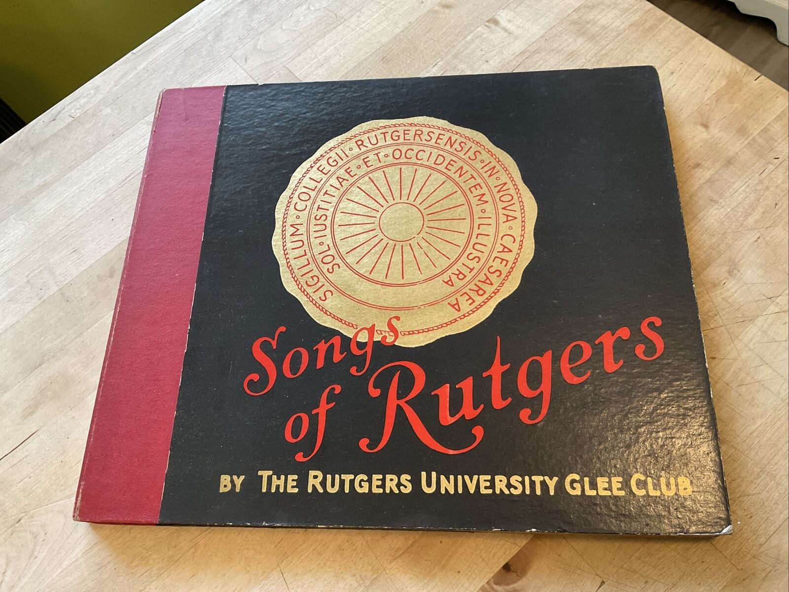 Rutgers University Glee Club 1946-47 Songs Of Rutgers 78 RPM 4 Red Record Set