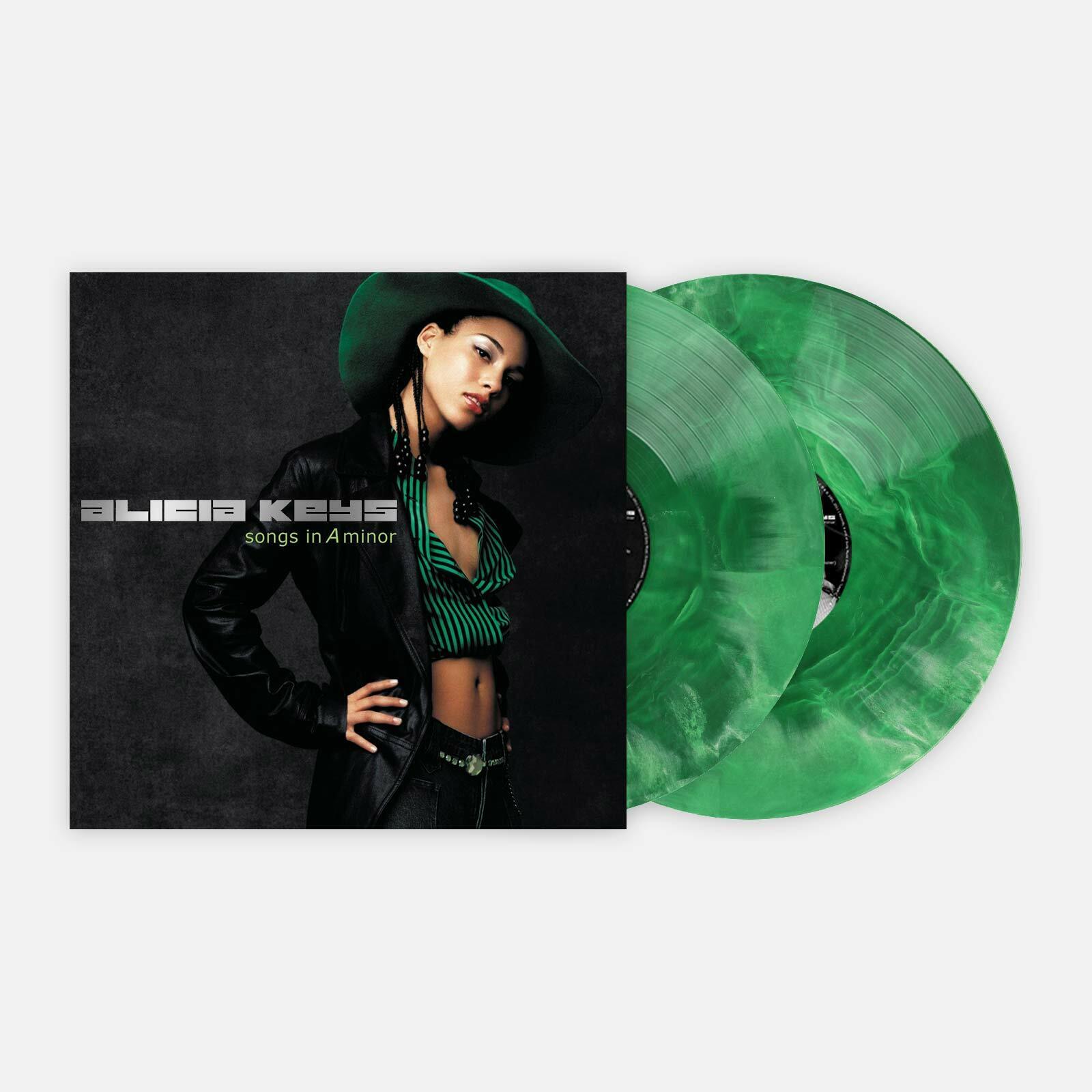 ALICIA KEYS SONG IN A MINOR VINYL NEW LIMITED GREEN LP FALLIN, A WOMAN\'S WORTH