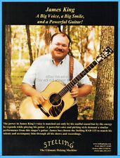1998 Stelling Guitar Rad 125 Vintage Ad James King Photo Bluegrass Music Singer picture