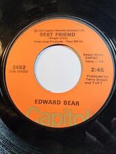 Edward Bear: Last Song / Best Friend 1972 45 RPM Capitol VG+ F202 picture