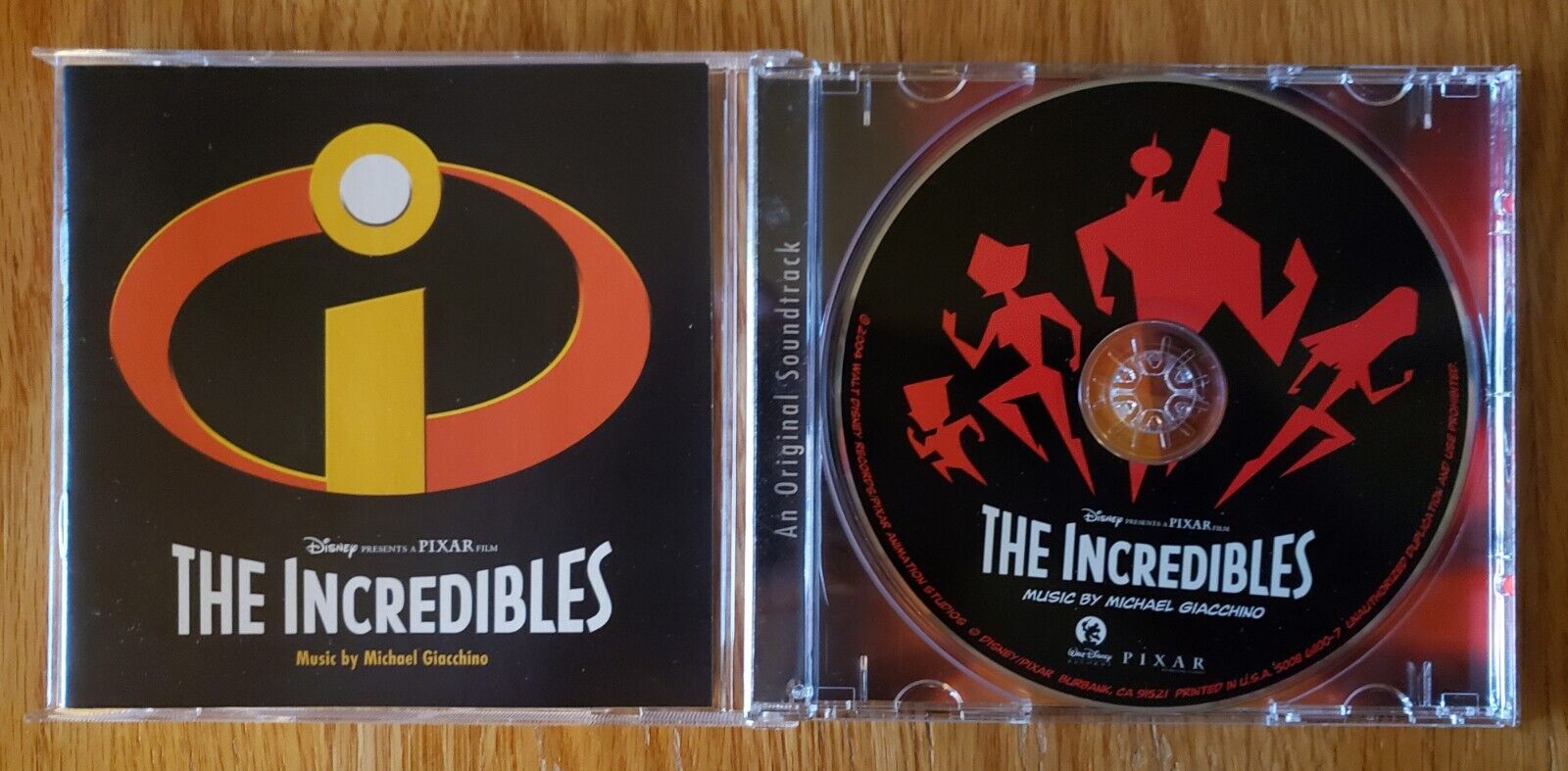 THE INCREDIBLES, Michael Giacchino SCARCE OOP DISNEY CD