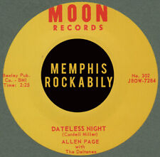 ROCKABILLY REPRO: MOON – ALLEN PAGE – DATELESS NIGHT / I WISH YOU WERE WISHING picture