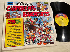 Walt Disney Disney's Children's Favorites Volume I LP Disneyland Stereo VG+ picture