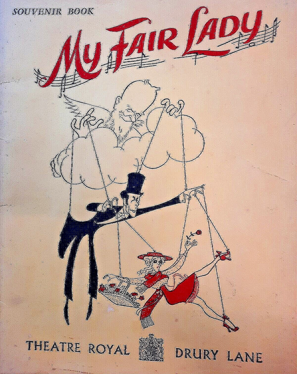 My Fair Lady Drury Lane Souvenir Book 1958 Charles Stapley Tonia Lee London UK