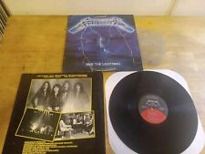 Metallica Ride The Lightning  EarlyElektra Sterling w/ inner sl Vinyl EX- Vg++ picture