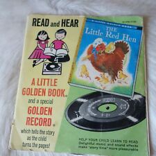 THE LITTLE RED HEN Record 50s Vtg Little Golden Book Record 1954 45 RPM 50s  picture