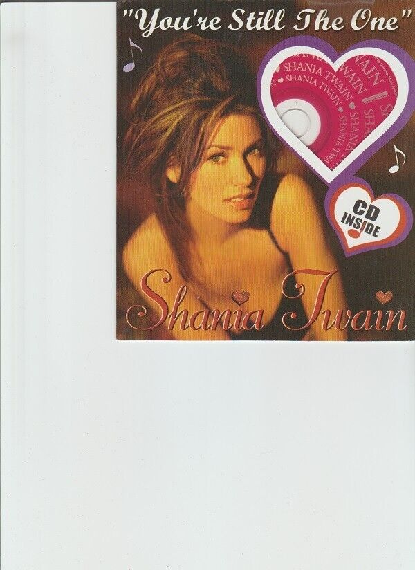 Shania Twain You're Still The One CD 1999 Greeting Card Valentine's Day