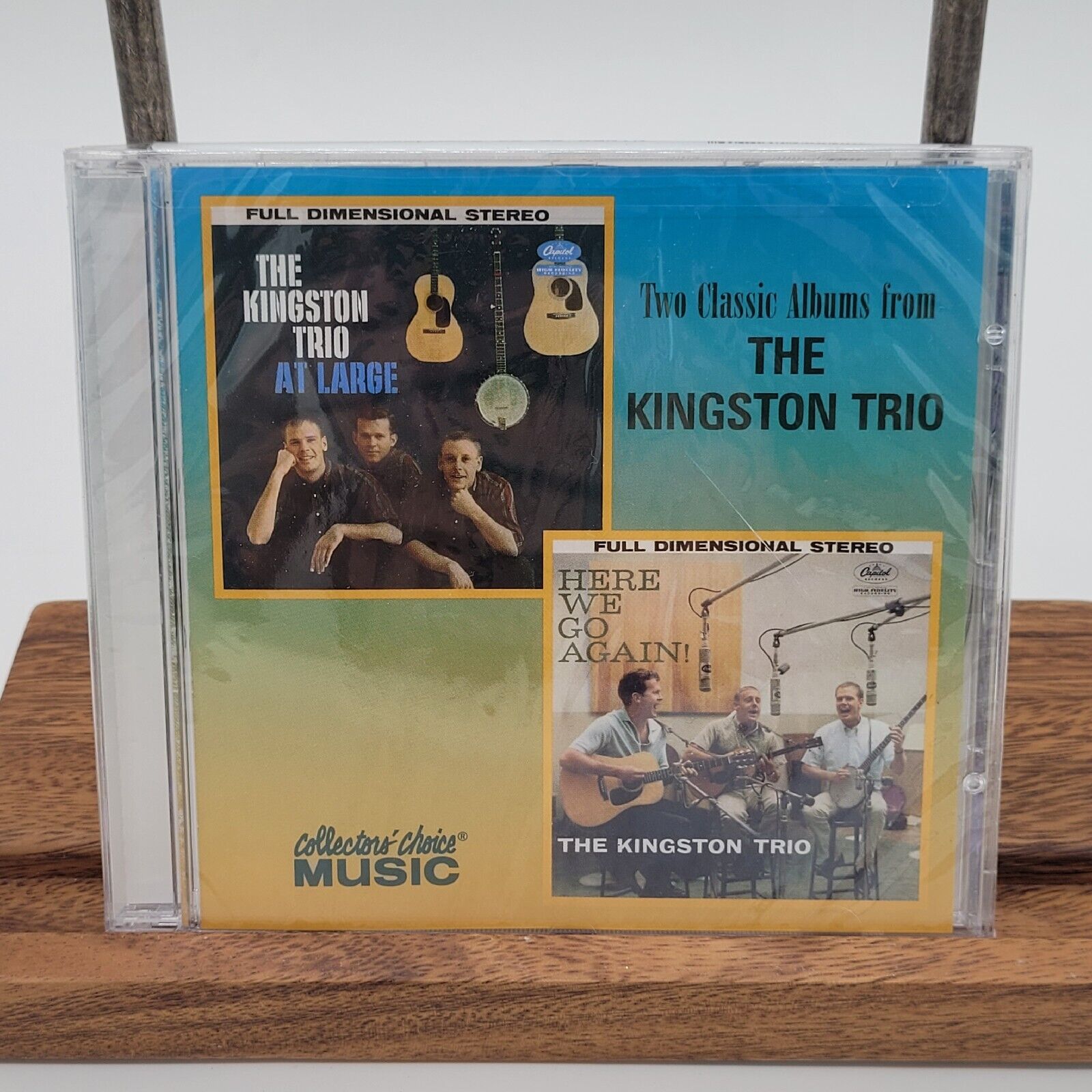 Sealed New Old Stock CD The Kingston Trio at Large / Here We Go Again 