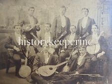Early Colgate University banjo club group photograph picture