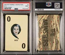 RARE VINTAGE 1964 MILTON BRADLEY MUNSTERS LILY CARD GAME ROOKIE PSA 9 MINT picture