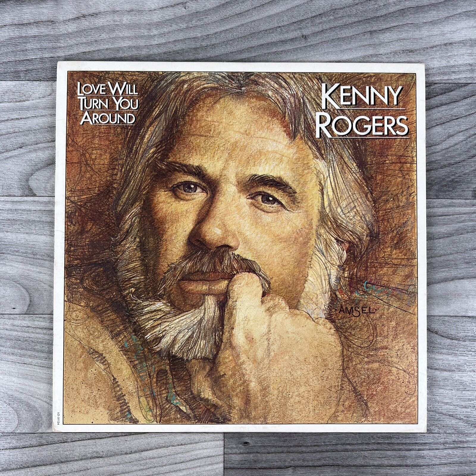 Love Will Turn You Around by Kenny Rogers Vinyl EMI Music Distribution Vtg