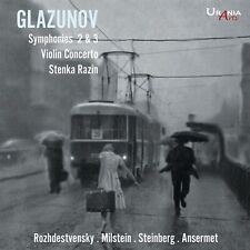 Nathan Milstein Aleksandr Glazunov: Symphonies 2 & 3, Violin Concerto, Sten (CD) picture