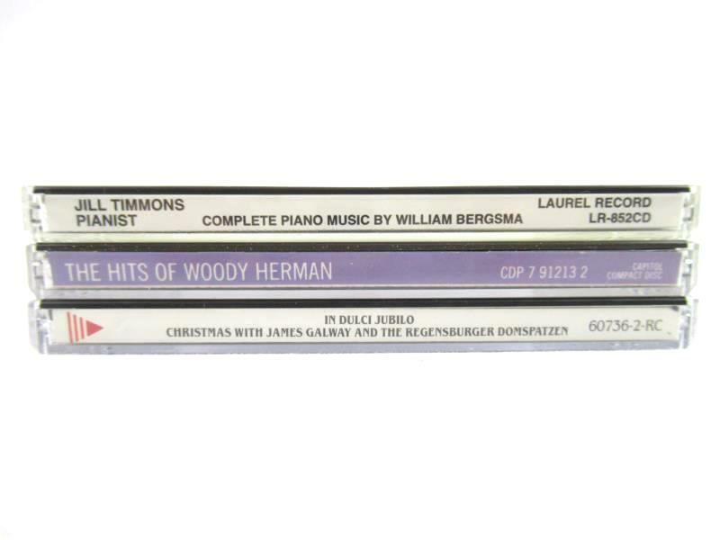 Lot of 3 CDs Classical Christmas with James Galway Wood Herman Jill Timmons