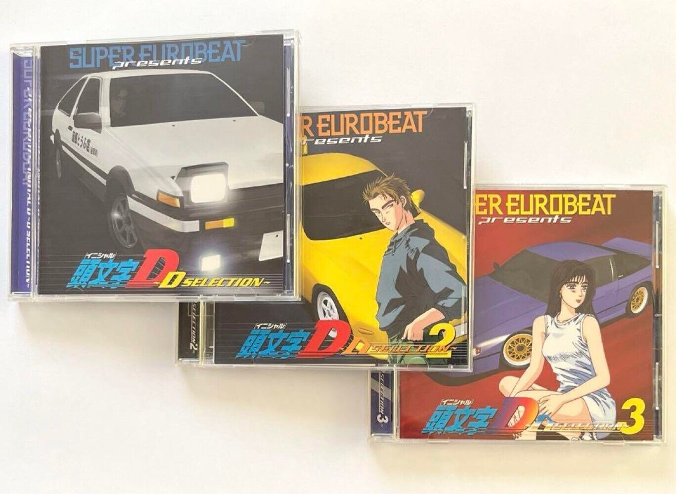 Super Eurobeat initial D Presents selection 3 CD D-Selection Set of 3