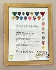Luke Combs Guitar Pick Collection Plus Official Copy Of Lyrics From Meet/Greet picture