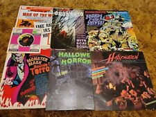 Vintage Halloween Record Lot Of 7 picture