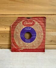 Vintage 45 RPM Hank Thompson Weeping Willow Vinyl Record picture