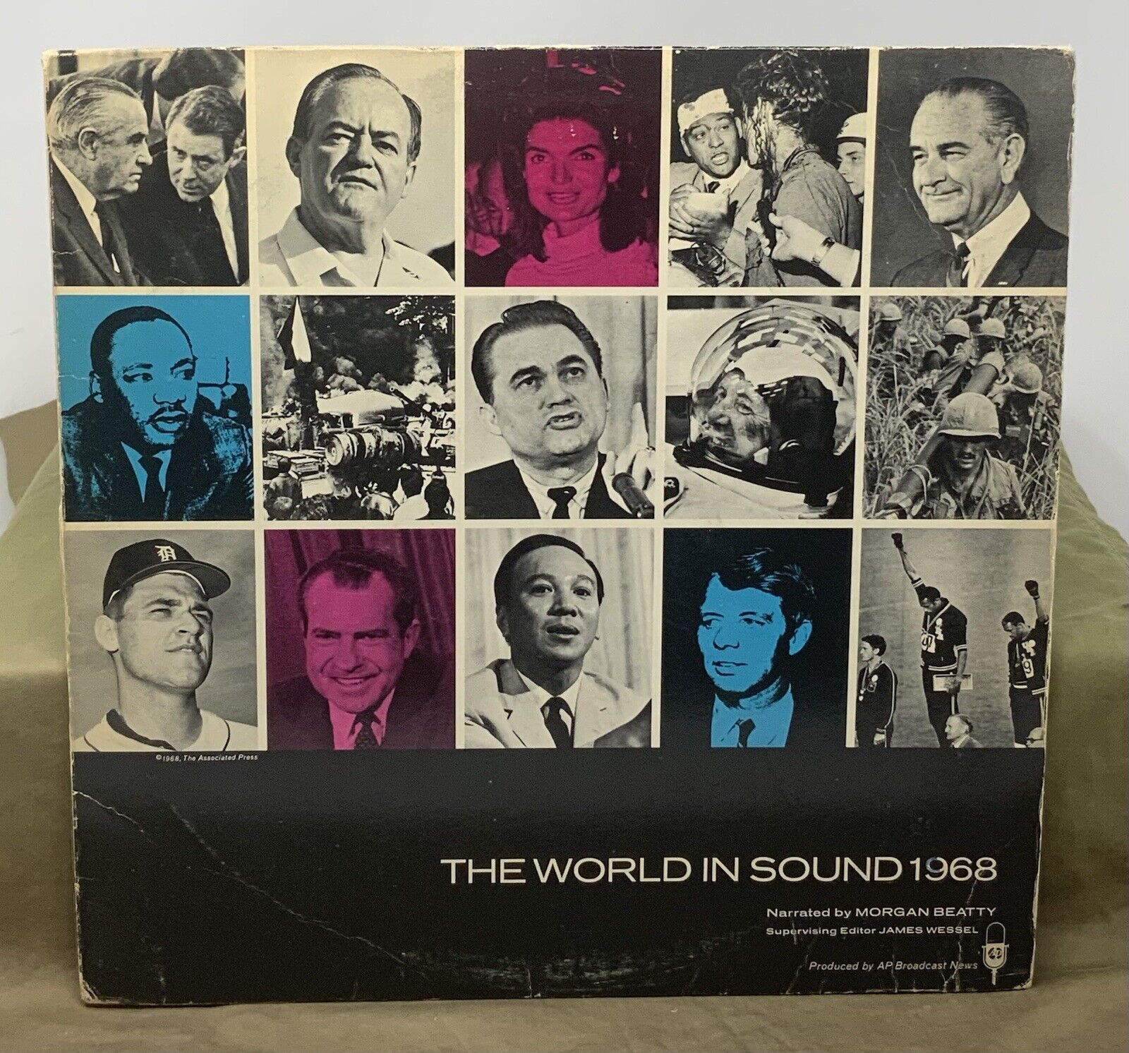 MORGAN BEATTY - AP PRESENTS - THE WORLD IN SOUND 1968 VINTAGE VINYL LP