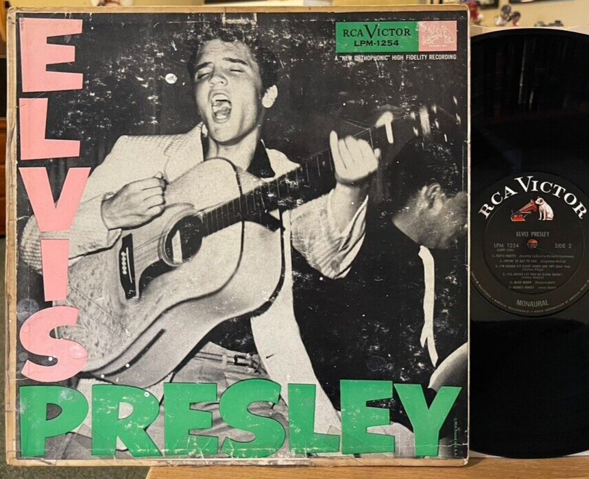 Elvis Presley Self-Titled Debut Vinyl LP RCA LPM 1254 Mono Early Pressing